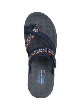 Skechers Reggae All Natural Women's Navy multicolor braided accent Sandal size11